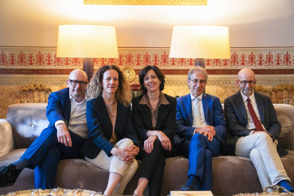 Tommaso Vio, Sabrina Nicoletti, Martina Caron, Luigi Bocca e Giuseppe Lupi.